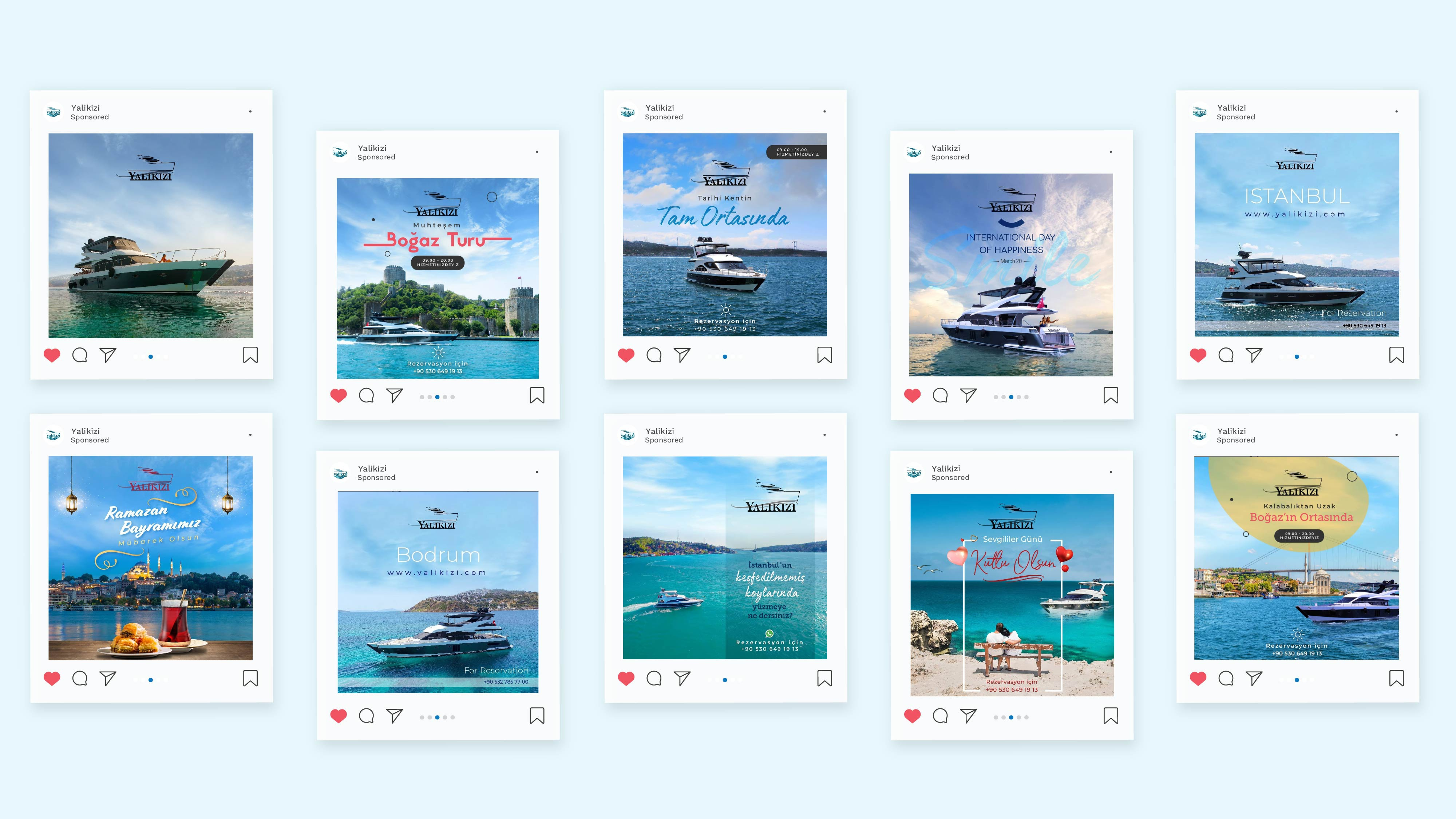 Example of Monthly Social Media Design & Management