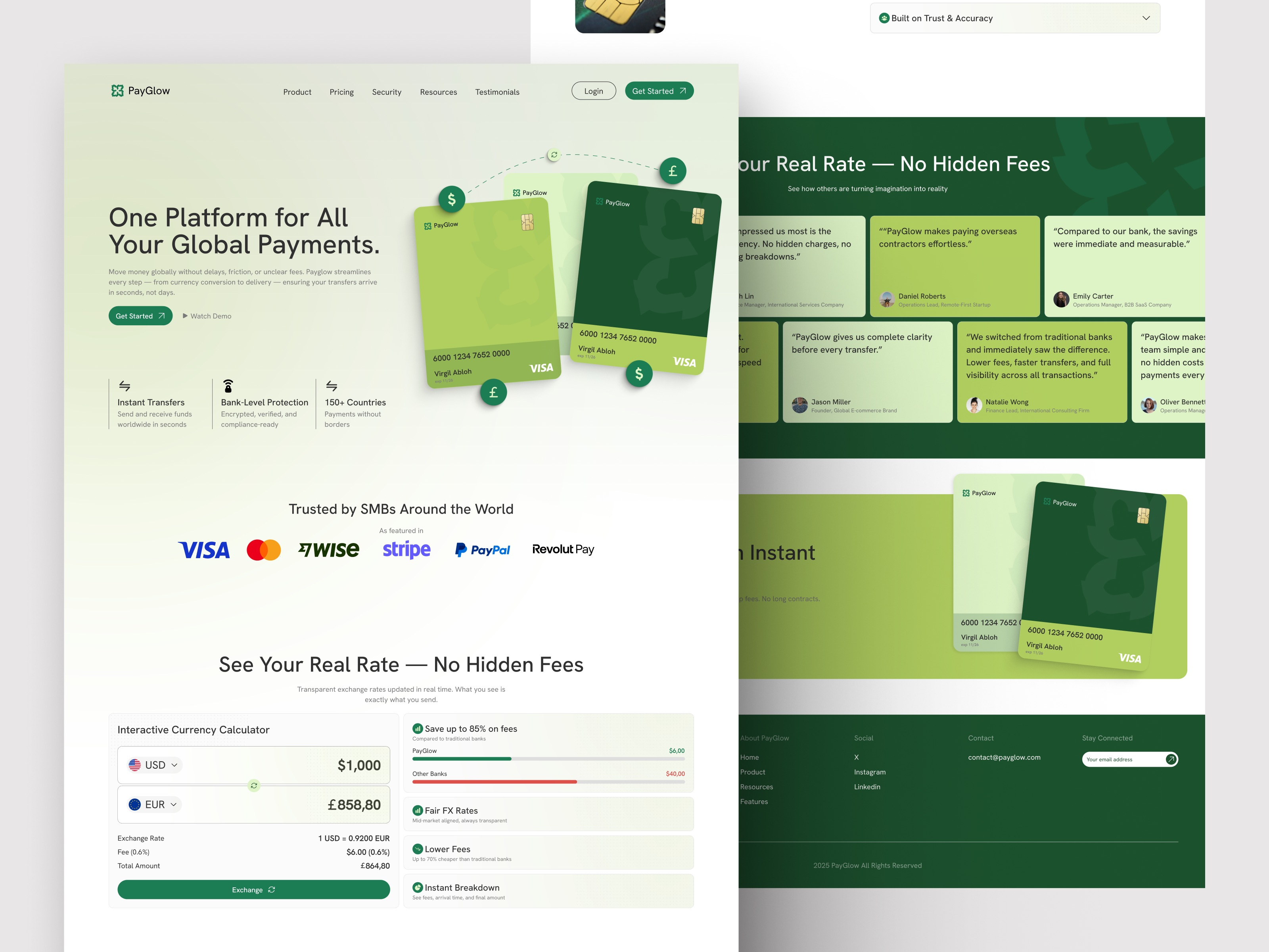 Example of Performance Driven Landing Page Design