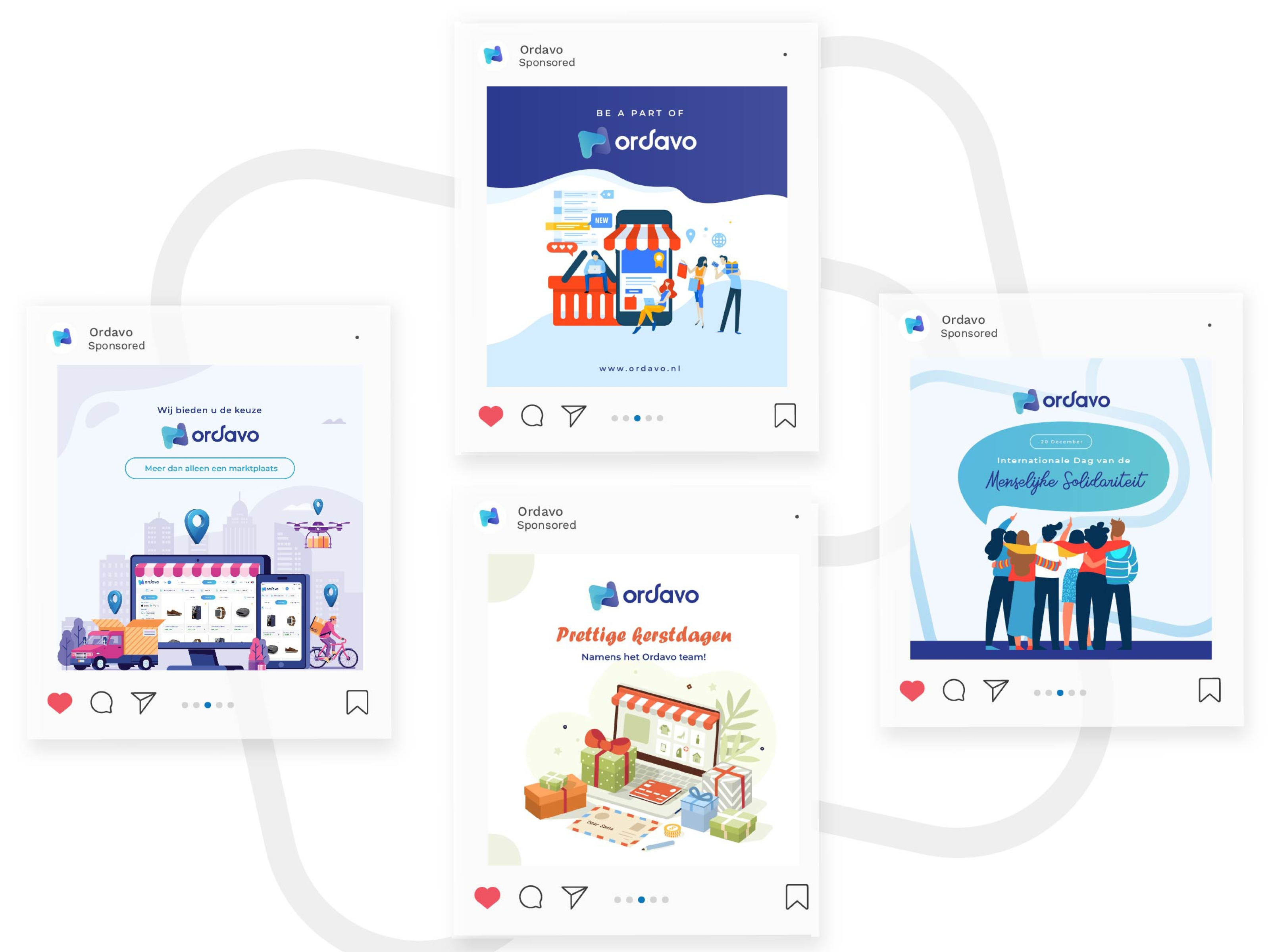 Example of Monthly Social Media Design & Management