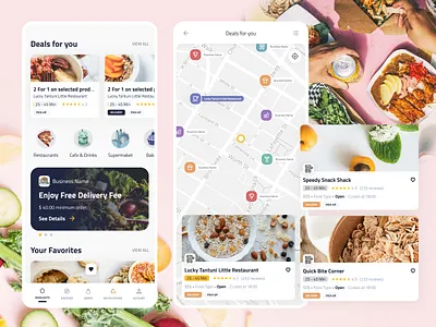 Food Delivery app delivery food mobile mobile app ui ux