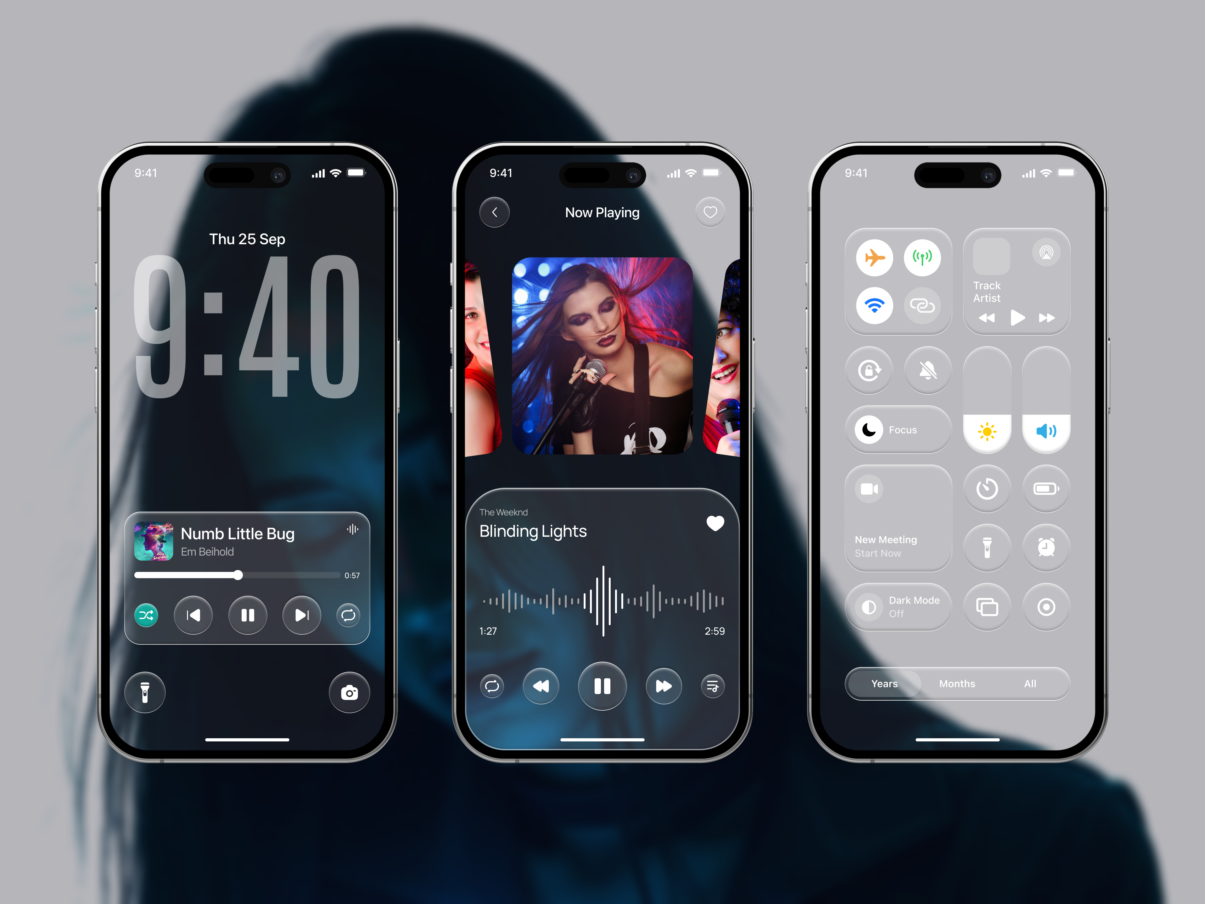 Example of Music Mobile App UX UI Design