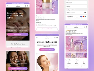 Lunavia Beauty E-Commerce Website Design | Crafted by Designkast appdesign bankd beautyapp branding conversionoptimization dtc ecommerce ecommerceskincarebrand ecommerceskinwebsite ecommercewebsite ecomproductdesign minimalist mobiledesign productdesign skincare uidesign uitrends userexperience visualdesign webdesign