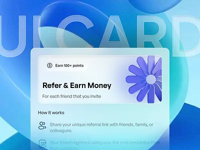 Liquid Glass UI Card Design — Modern Web UI Concept badrrehman card design glass ui card design liquid glass liquid ui design ui card design