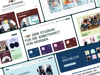 Education Based Website for University education figma graphic design hero landing page ui uiux webdesign website