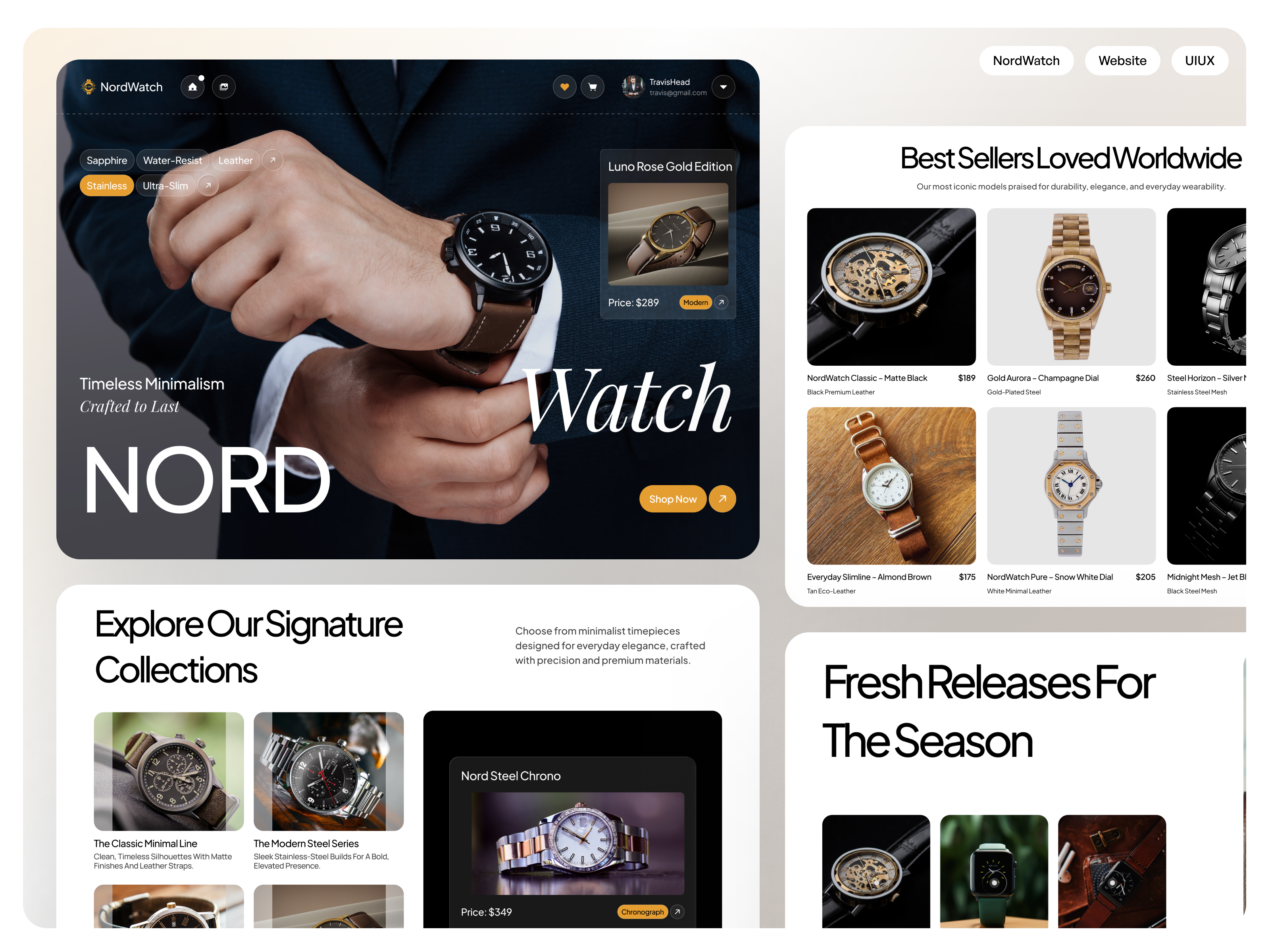 Example of Landing Page Design + Development