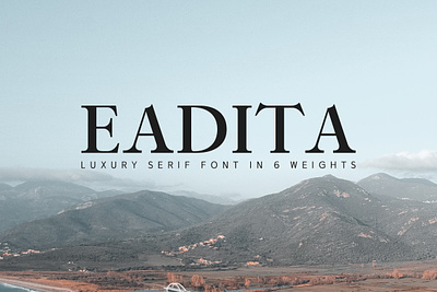 Eadita Serif Font logotype