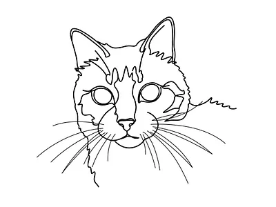 Pet one line art branding design graphic design illustration illustration art line art logo one line art vector
