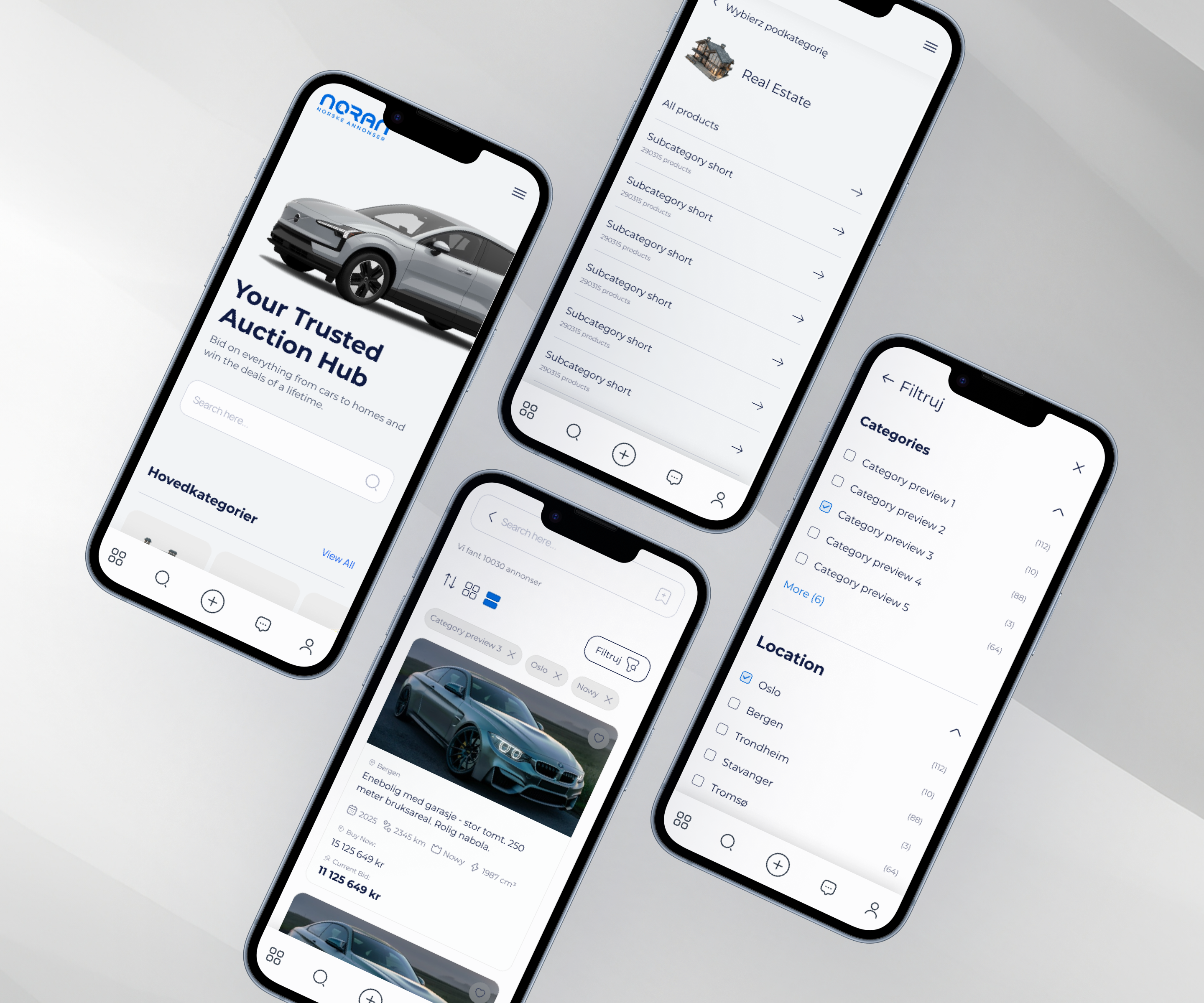 Noran Auction Hub design design system figma graphic design interface landing page mobile mobile app design product design responsive ui user experience user interface ux uxui web design web layout website website design