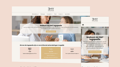 EMY Logopedie design responsive ui ux web design