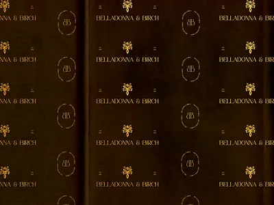 Full Brand Identity- Belladonna & Birch adobe brand direction brand guidelines brand identity branding cosmetics brand feminine brand graphic design illustration logo logo design packaging design print ready skincare brand vintage brand visual identity women brand