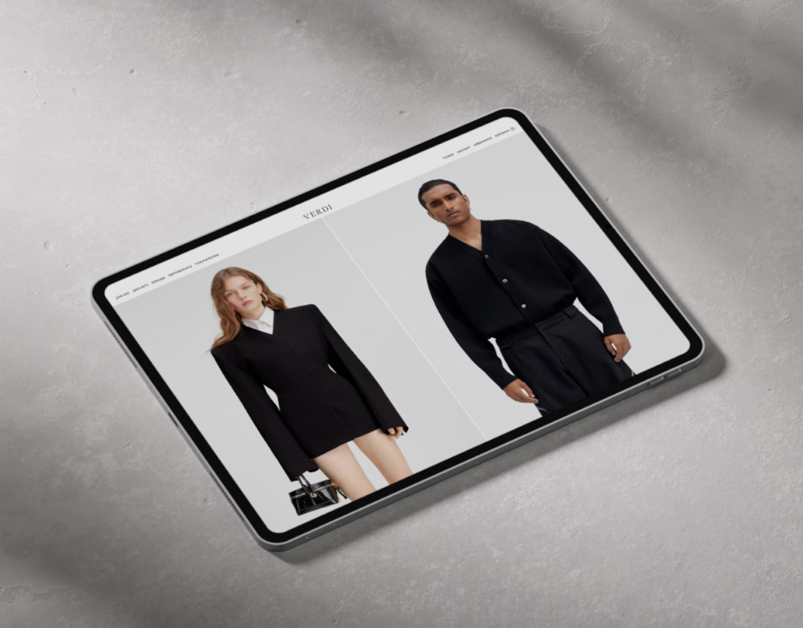 Verdi. Digital storefront branding design e commerce htmlcss javascript ui ux web development