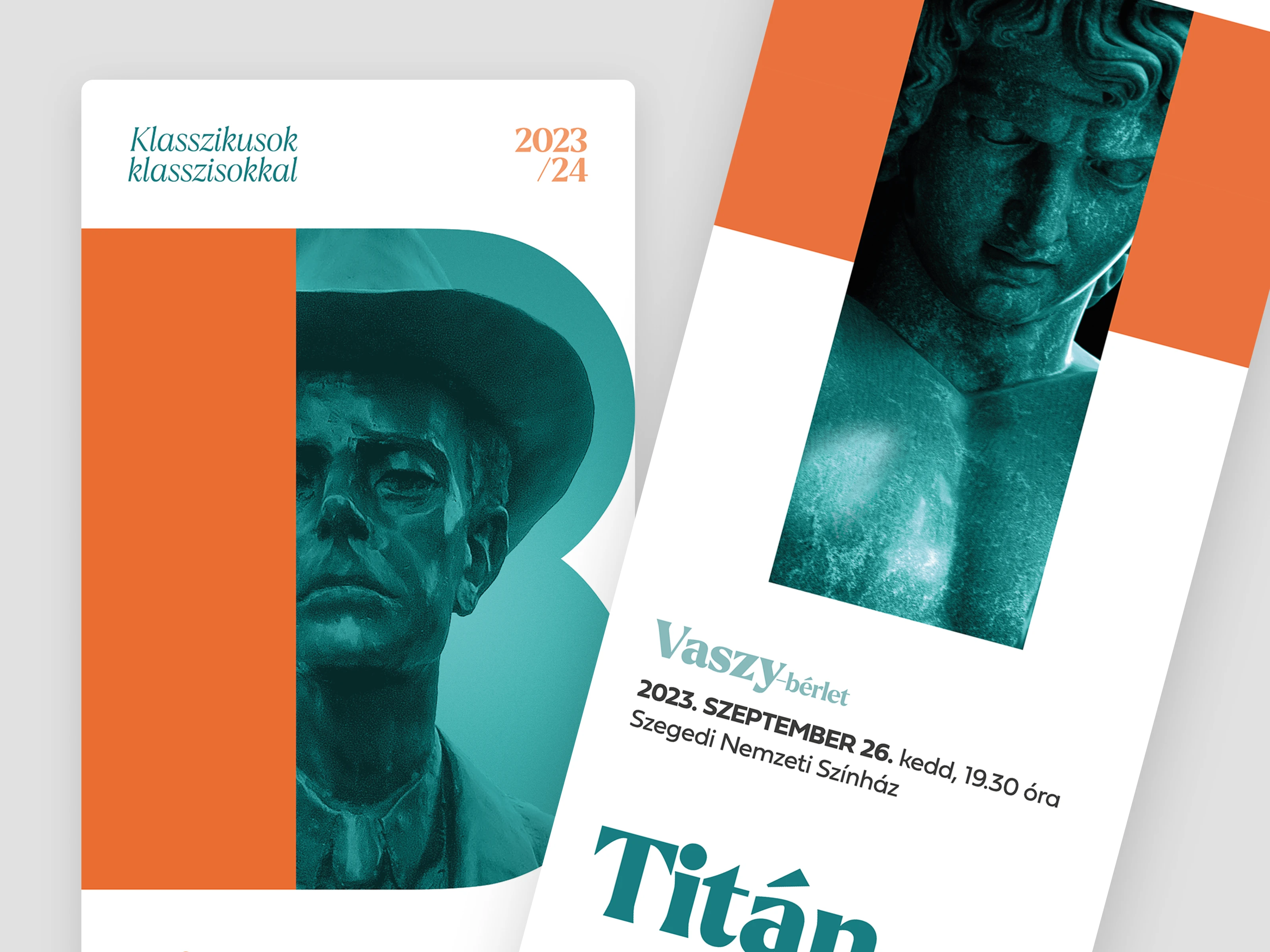 Symphonic Season 2023/24 art direction cultural branding graphic design orchestra poster design print design symphonic concert typography visual identity