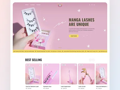 BBYWINK : Landing Page / Home Page UI apps arnoxweb beautybrand beautywebsite company corporate cosmetics creative design fashionweb interface landingpage makeupproduct uidesign uiux uiuxdesign uxdesigner webapp website webui