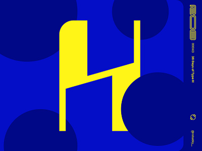00043 - 36 Days of Type H 36 days of tyoe 36 days of type h branding icon logo vector