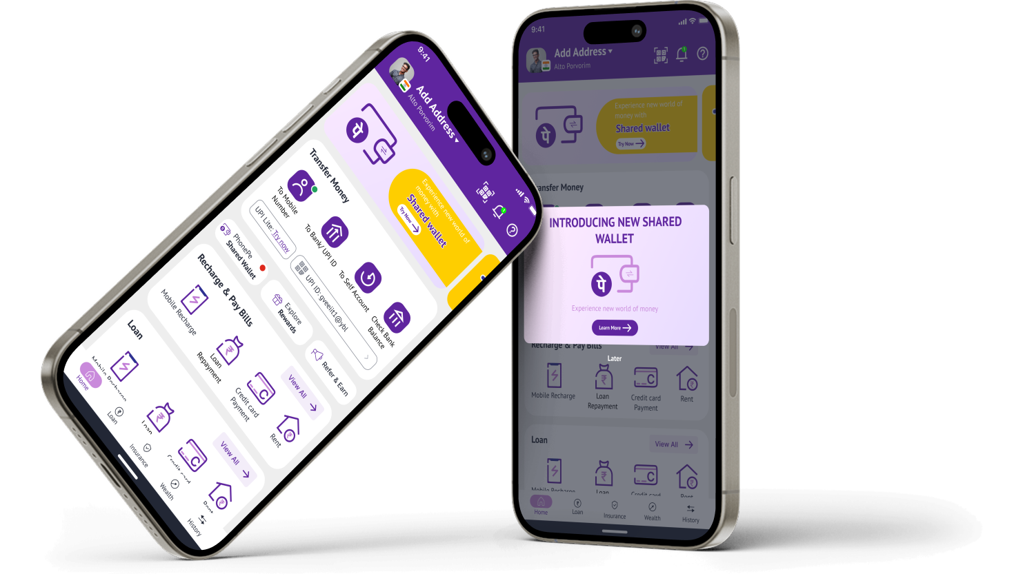 Phone Pe - Shared Wallet Feature