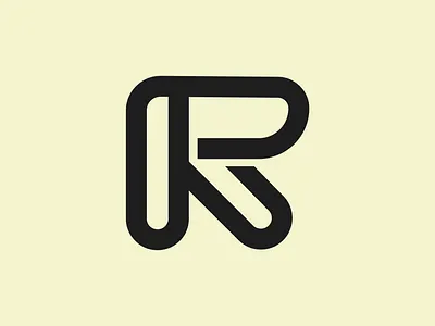 R stroke letter logo bold brand identity branding illustration letter letter r lettering logo logo design minimalist monogram r r logo typeface typography