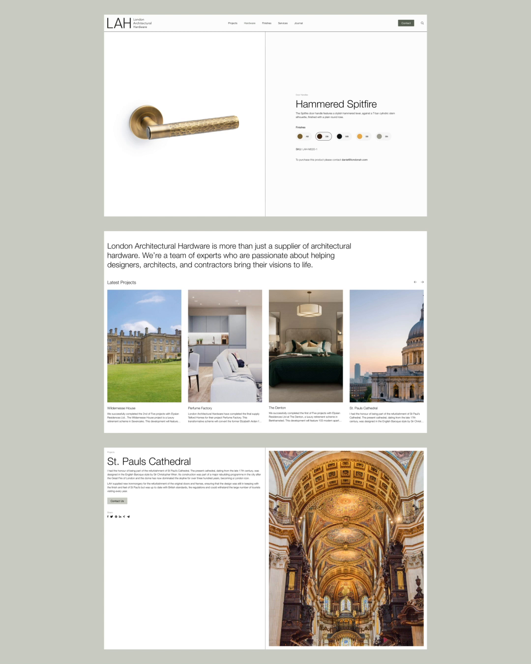 Example of Custom Website Design