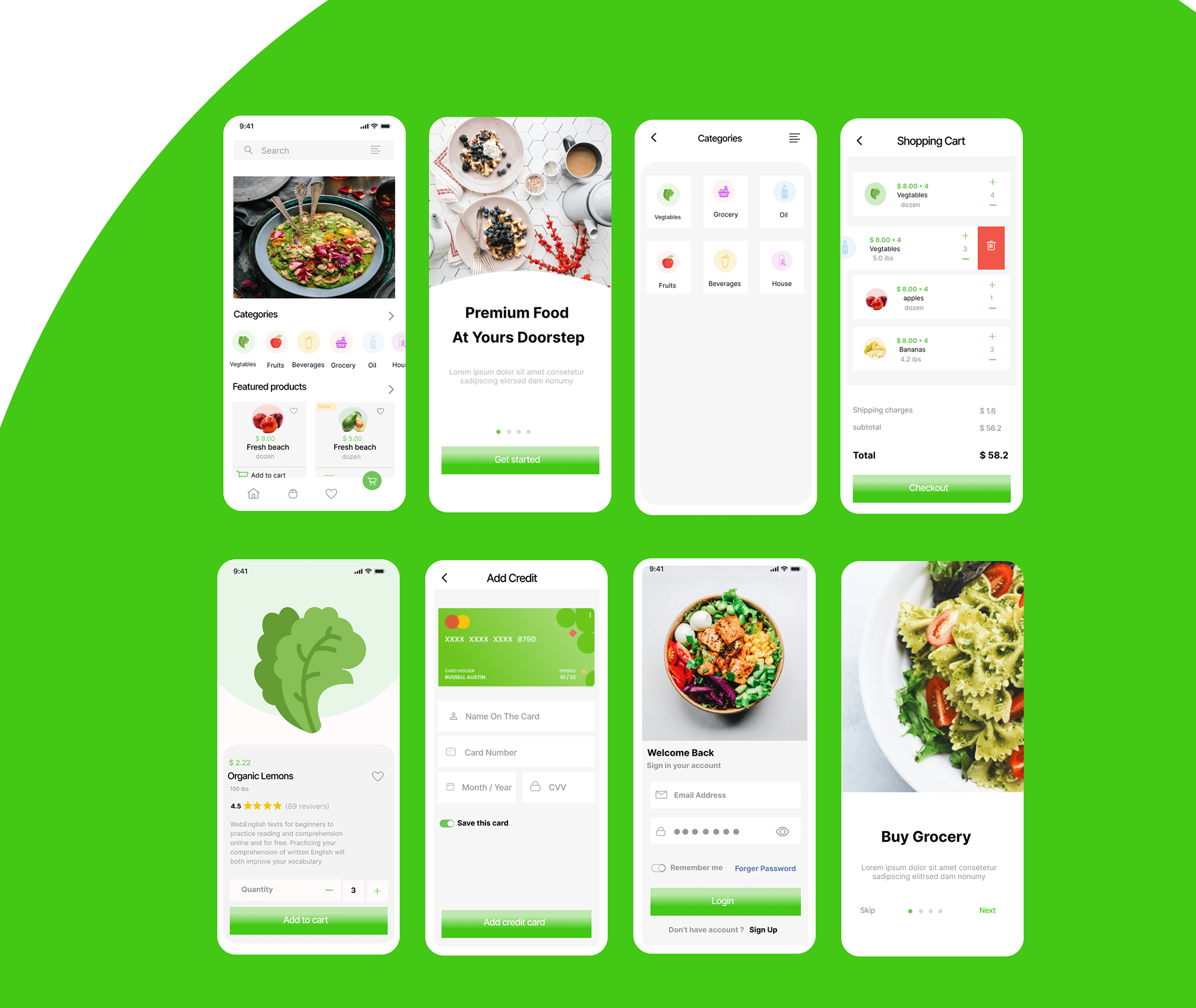 Example of PureEats App