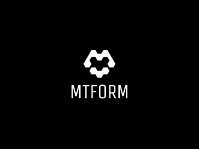 MTFORM abstract game logo modern robot simple tech