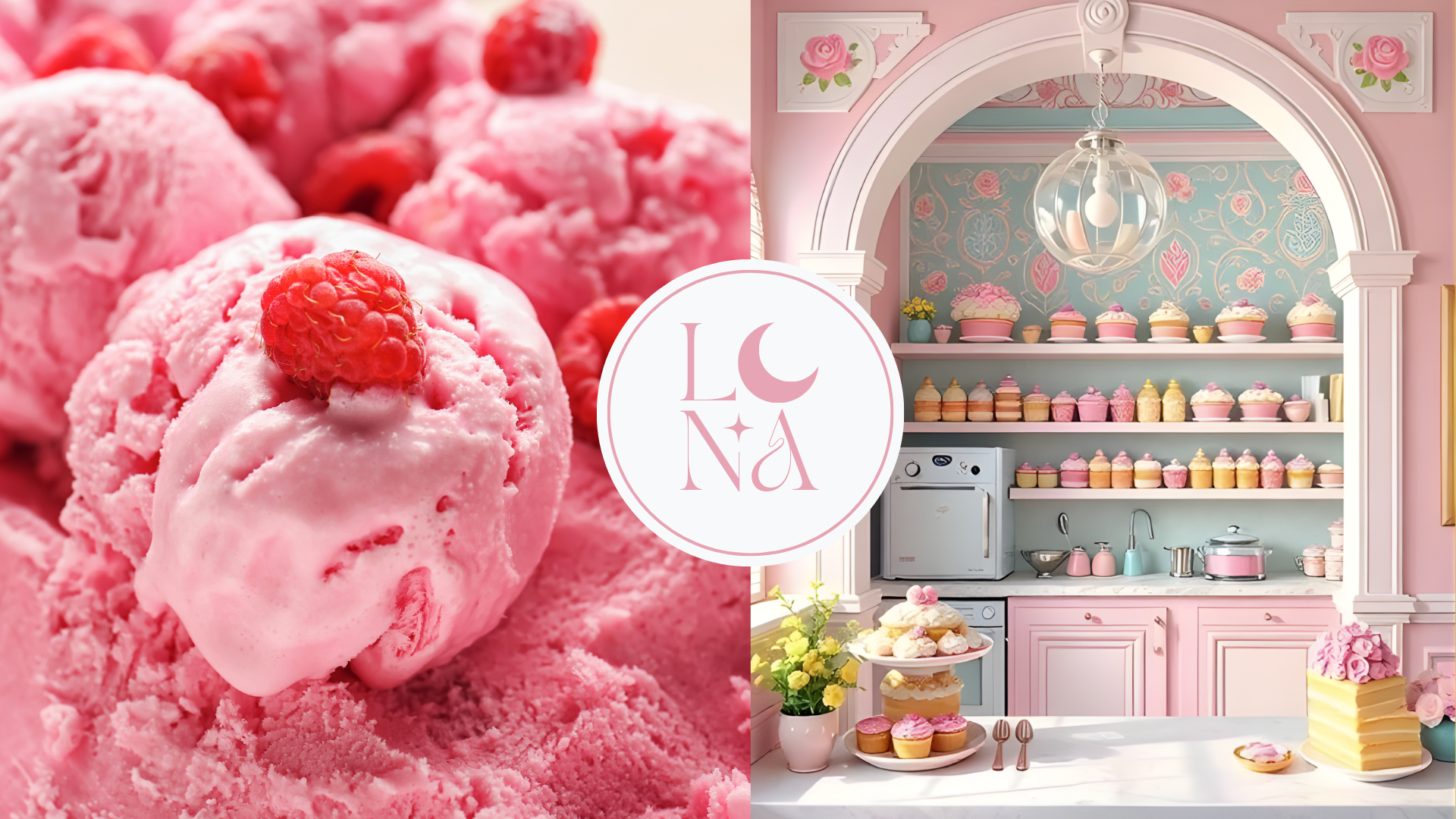 Luna - Ice Cream Parlour Brand Identity Design