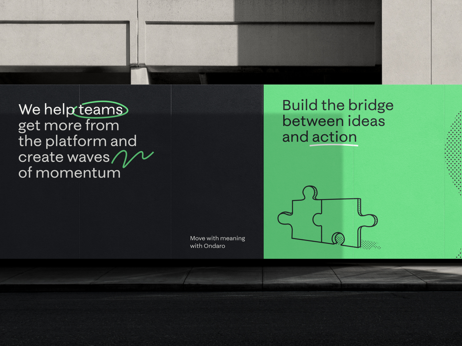 A brand built to move - Ondaro animation branding design graphic design illustration logo motion graphics ui web design website