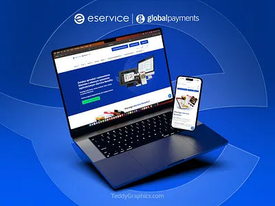 Landing Page Design for eService | GlobalPayments landing page ui design ux design web design