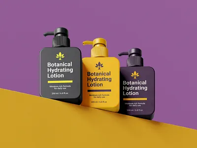 Free Lotion Pump Bottle Label & Packaging Design beauty branding branding design cosmetic packaging graphic design label design lotion bottle minimal design packaging packaging design product packaging pump bottle skincare design
