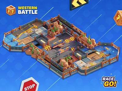 Go Race! blender branding cartoon design gameart games kart kartracing lowpoly mobilegames racing