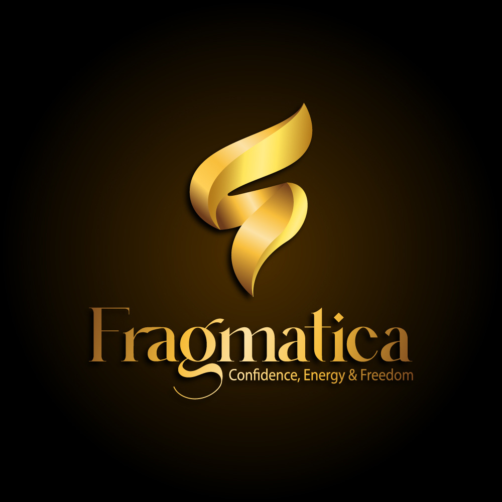 Fragmatica - Luxury Fragrance Branding & Scent Identity beauty brand mark branding cosmetic elegant fashion fragrance gold logo logo branding logo design luxury minimalist monogram perfume perfume brand logo premium scent typography visual identity