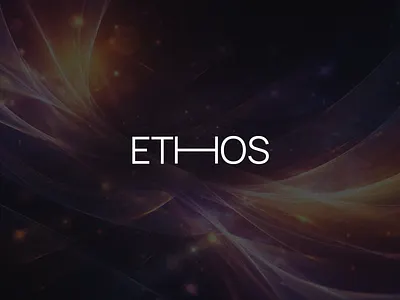 Ethos logotype design brand branding design graphic design icon illustration logo typography vector