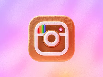 Instagram Holiday Icon 🎄 3d 3d illustration branding c4d design graphic design illustration logo ui vector