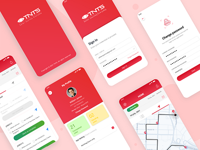 Delivery Agent Mobile App design: iOS Android UI/UX designer branding buy cost custom design illustration logo ui ux vector