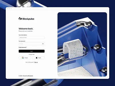 Fintech Login Experience blender branding equitytech fintech investment log in motiondesign product design saas startup ui ux visualdesign