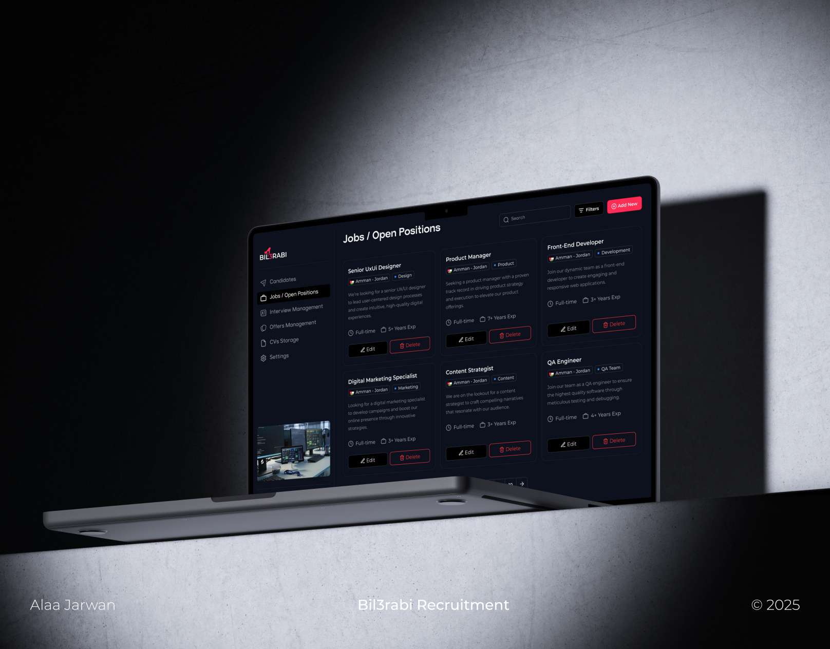 Bil3rabi Recruitment - UxUi Design