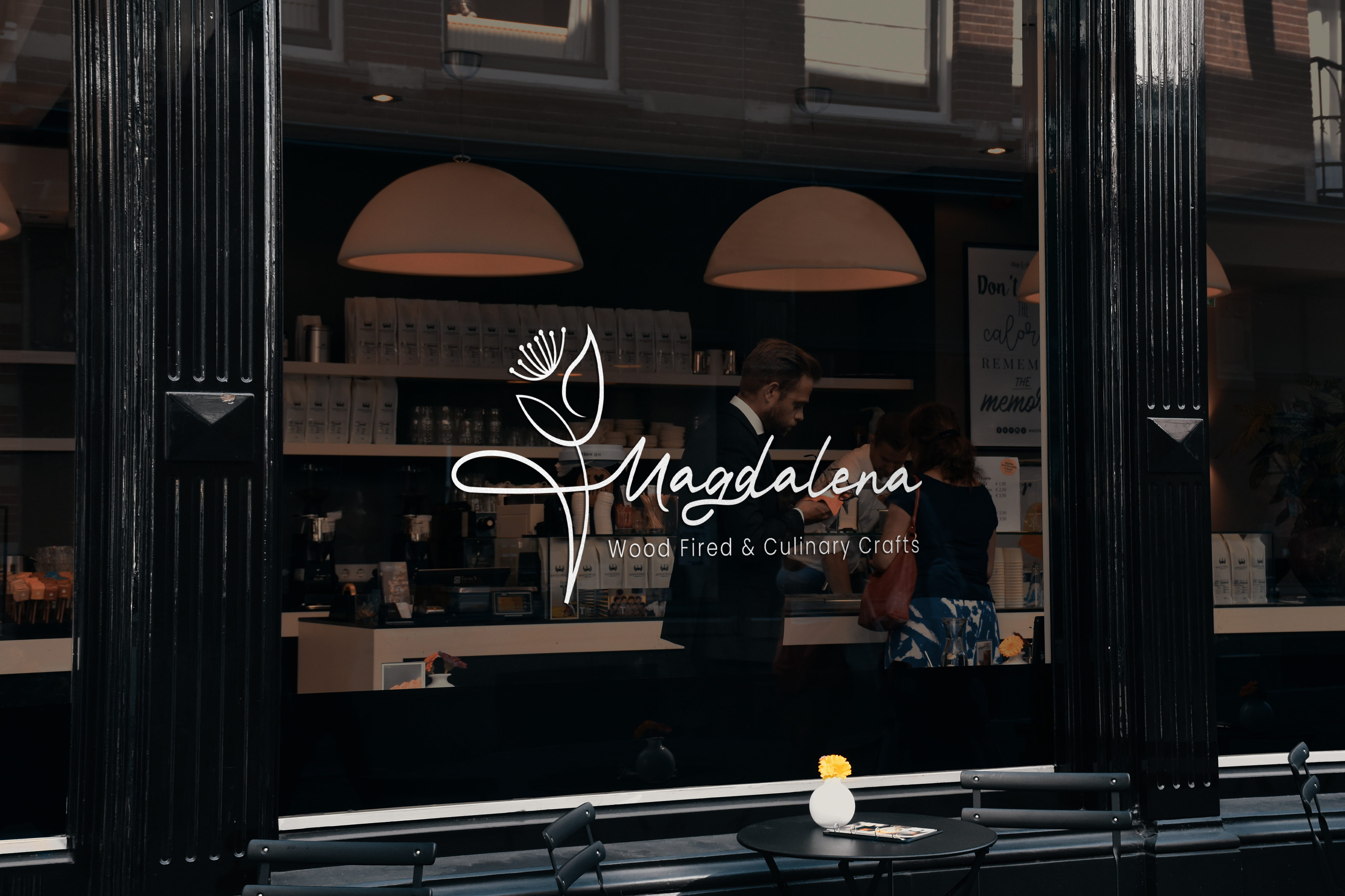 An unused variation for "Magdalena" artisan cooking authentic cuisine brand strategy contemporary gastronomy culinary craft culinary excellence elevated concept fine dining gourmet experience high end hospitality interior atmosphere investment ready. latin american luxury branding modern latin premium identity signature concept sophisticated design visual storytelling wood fired