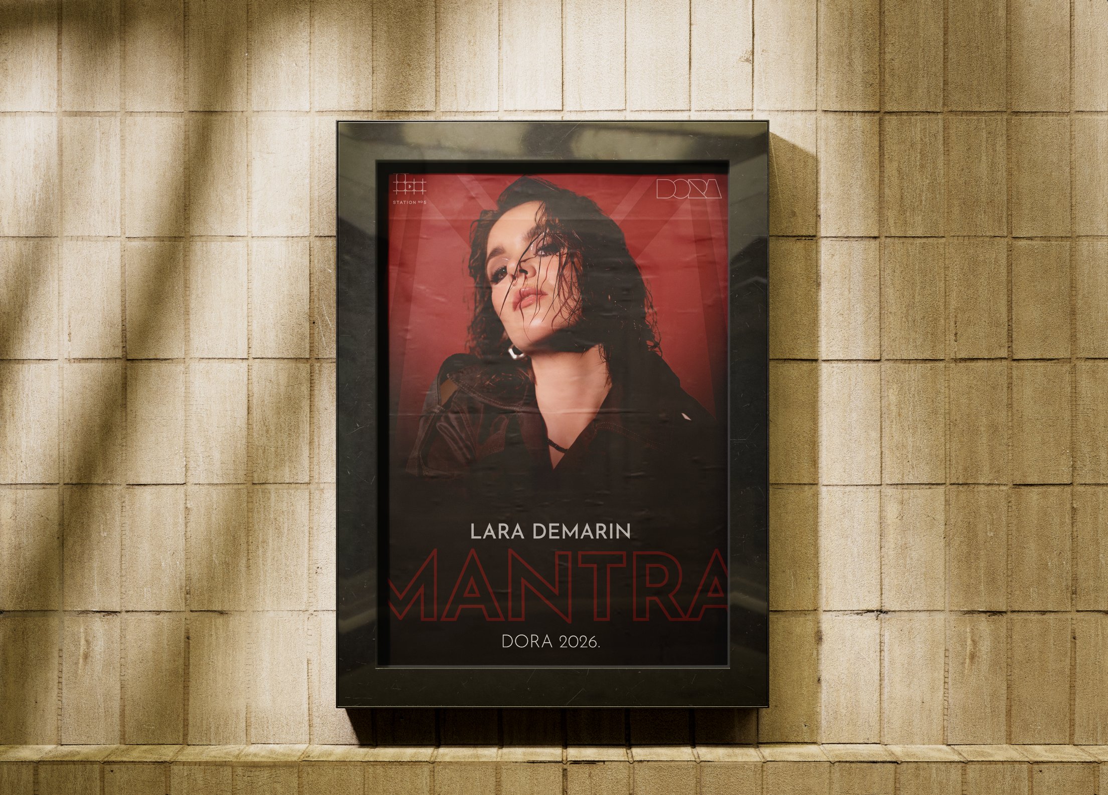 Lara Demarin - Mantra - Poster concert graphic design poster singer