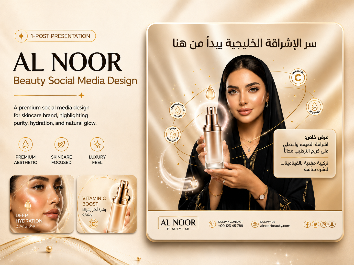 Cosmetics Offer - Social Media Design graphic design