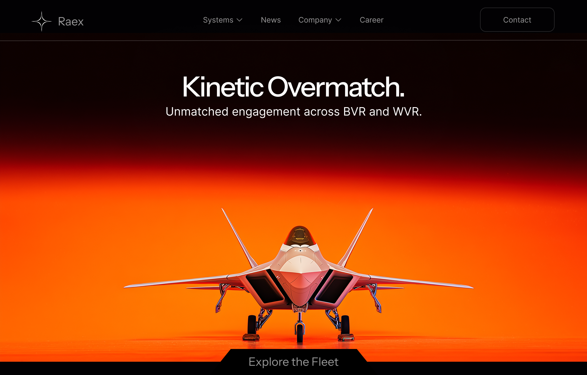 Aerospace Company Landing Page for a Game Campaign Cinematic 3d branding graphic design logo ui