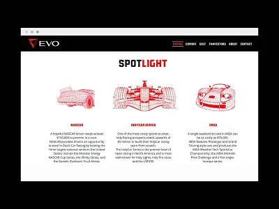 Informational Spotlight Page branding creative design design graphic design ui ux vector