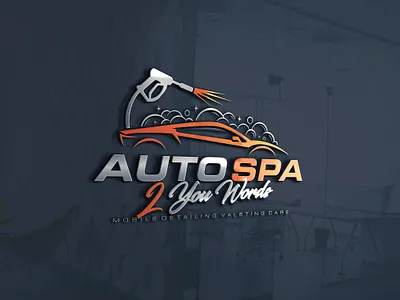AUTO SPA LOGO automotive branding car detailing graphic design logo spa sport