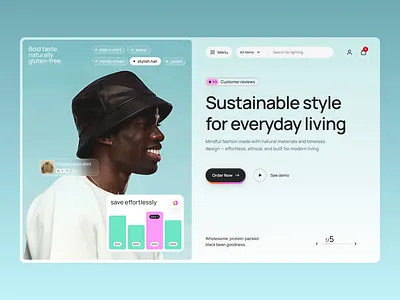 Fashion eCommerce Store Landing Page branding business digital ecommerce elementor fashion framer landing marketing online page shop store template ui webflow website wordpress