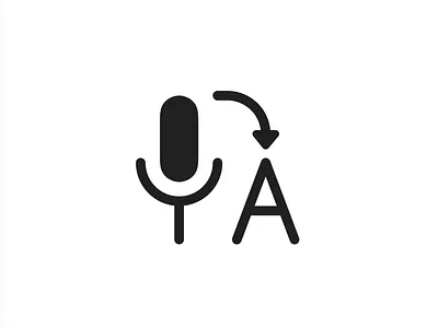 Speech to Text - Symbol & Animation animation custom symbol icon icon animation symbol symbol animation