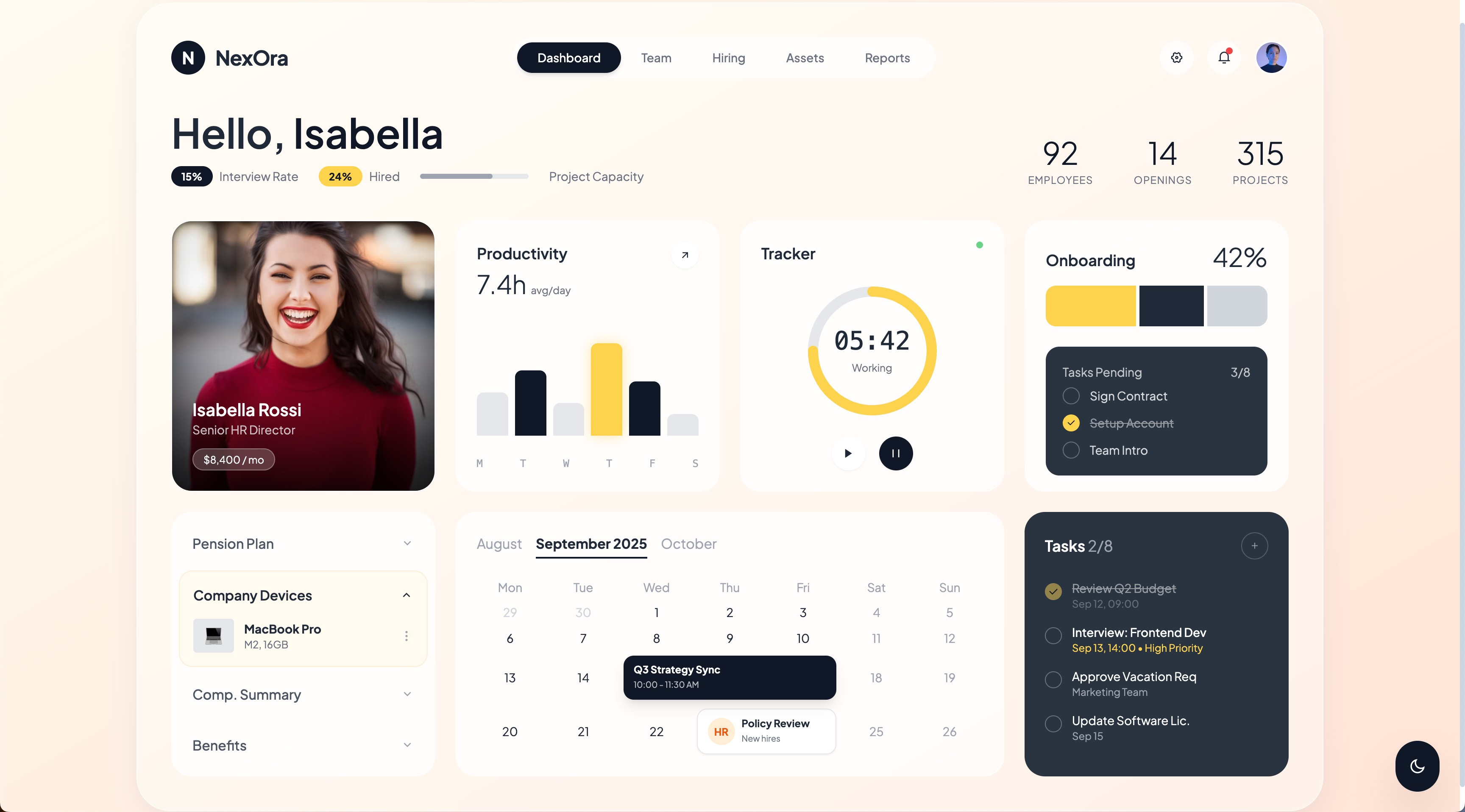 Task Management Dashboard dashboard design ui
