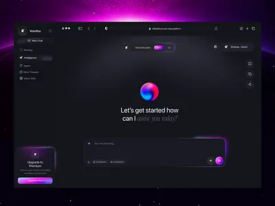 AI Assistant Chat Dashboard ai ai assistant dashboard ai chat ai chatlist design ai dashboard ai support dashboard artificial intelligence chatbot design dashboard dashboard design design inspiration interaction design modern ui product design ui uiux uiux design user interface voice assistant