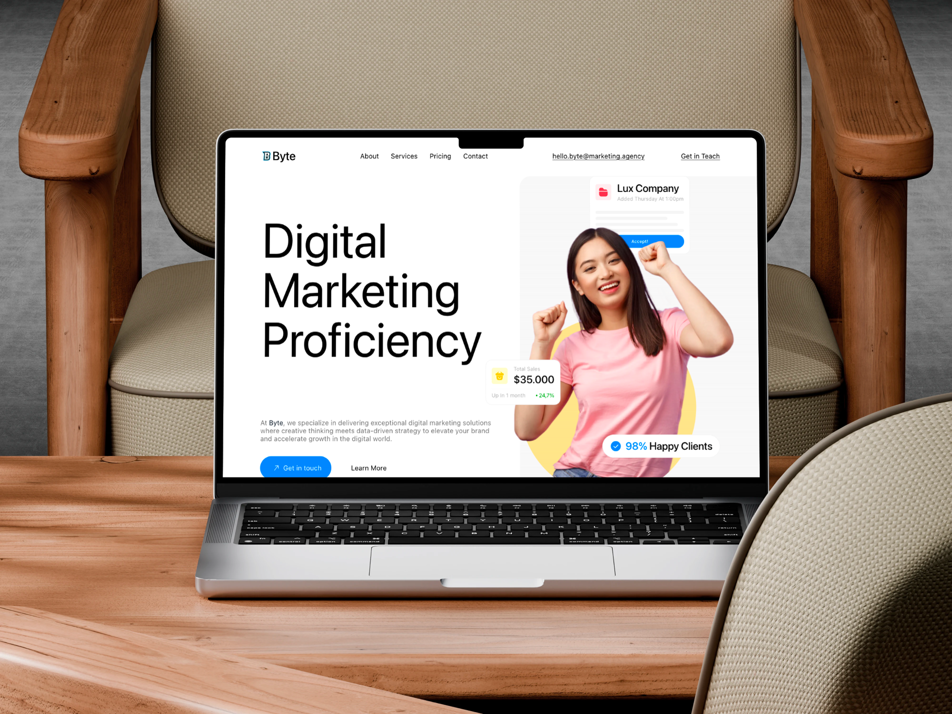 Example of Digital Marketing Landing Page