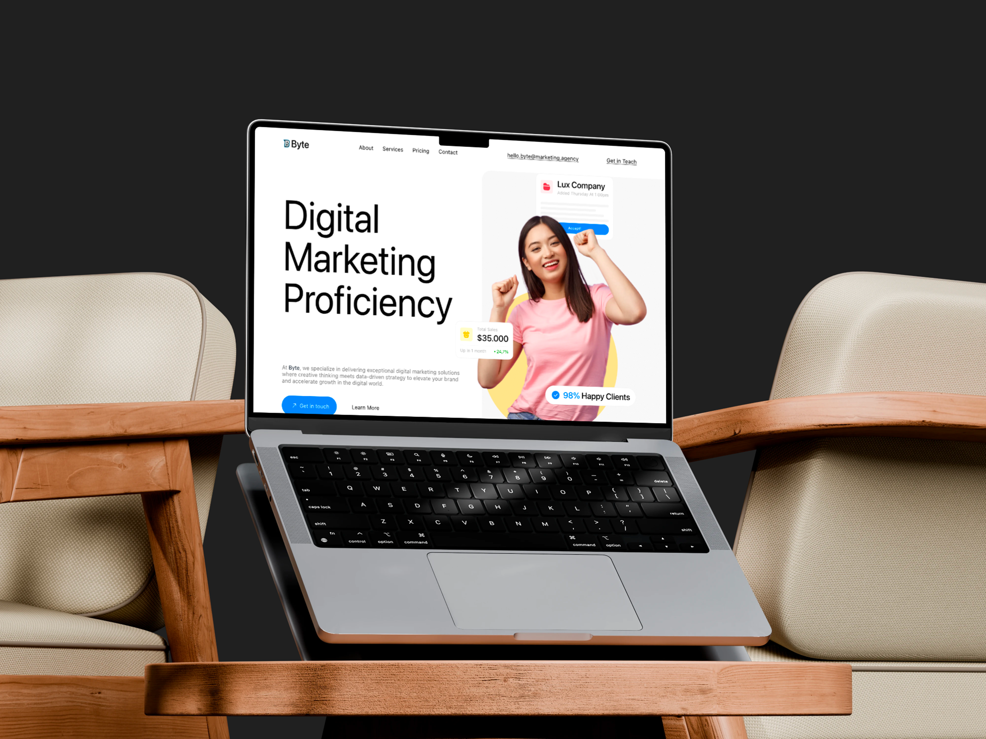 Example of Digital Marketing Landing Page