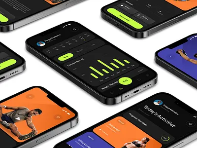 Smart Fitness Companion animation motion graphics ui