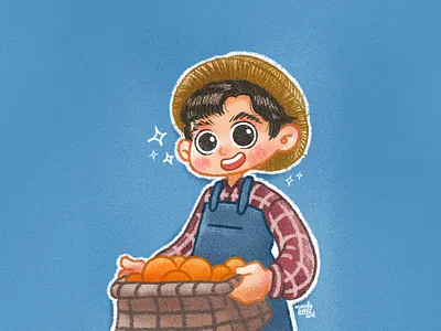 ORANGES - Children book character design book cover character design children illustration cute illustration digital illustration freelance illustrator illustration