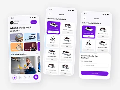 Home Service Booking App Design app developer car wash app digital services home cleaning ios app designer laundry service lifestyle app local services mobile mobile app ui mvp app on demand services pet grooming quick booking service booking service marketplace smart booking ui ux designer uiux design vehicle care