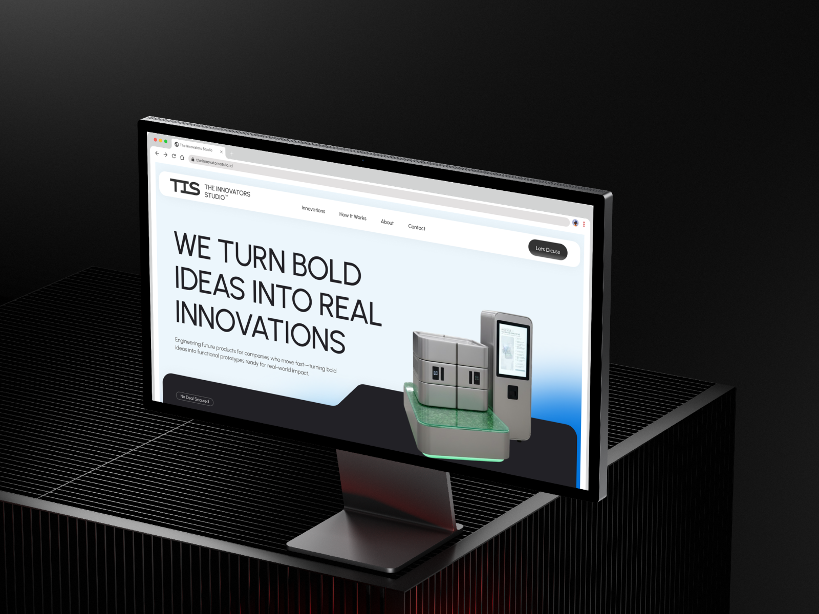 The Innovators Studio - Exploration Website branding bright clean logo motion graphics studio ui website